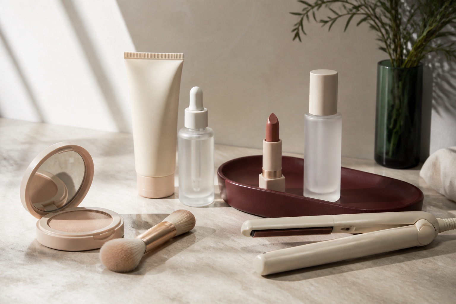 A clean edit of skincare, makeup, and beauty tools
