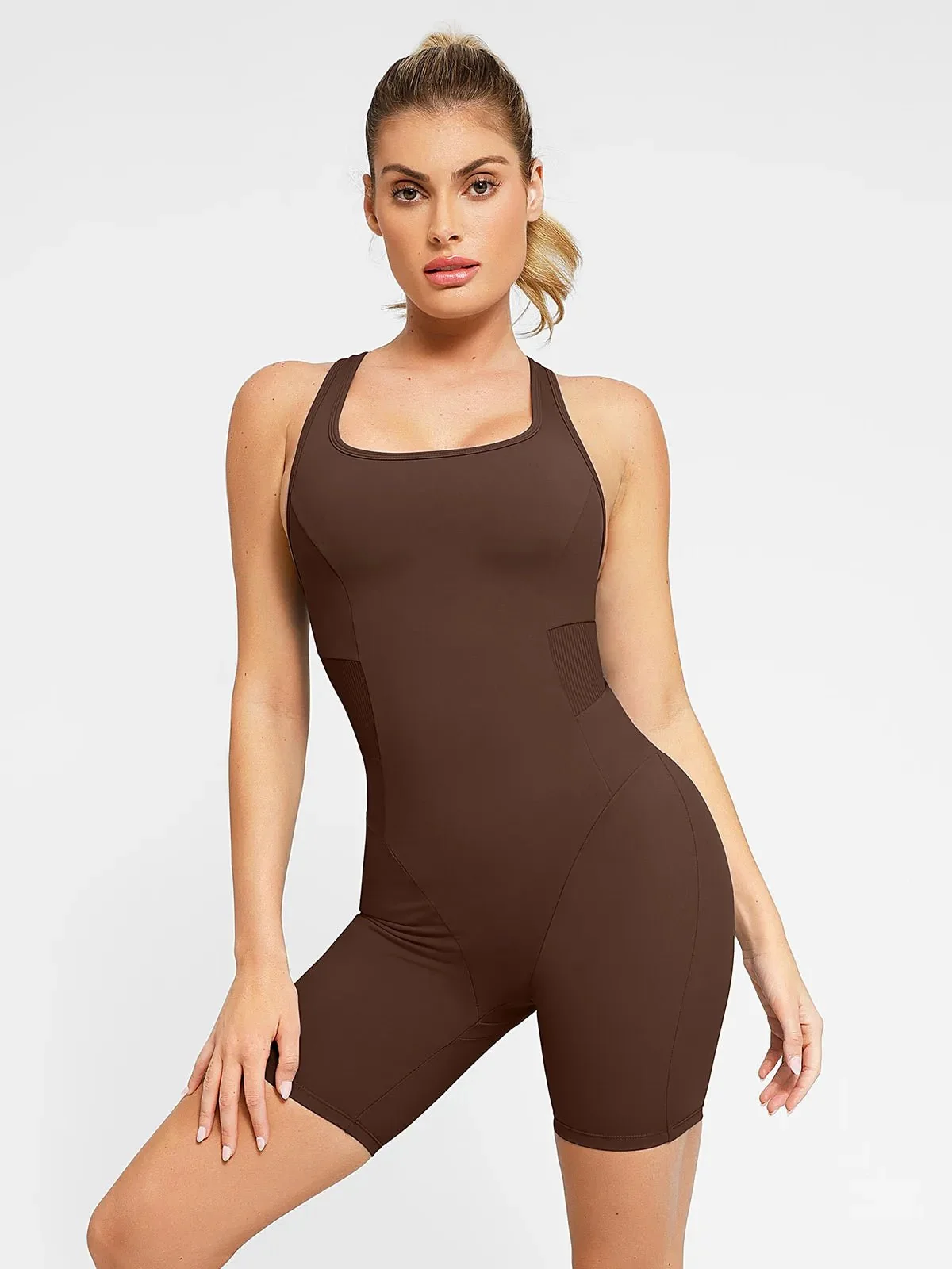 Racerback Shaping Romper