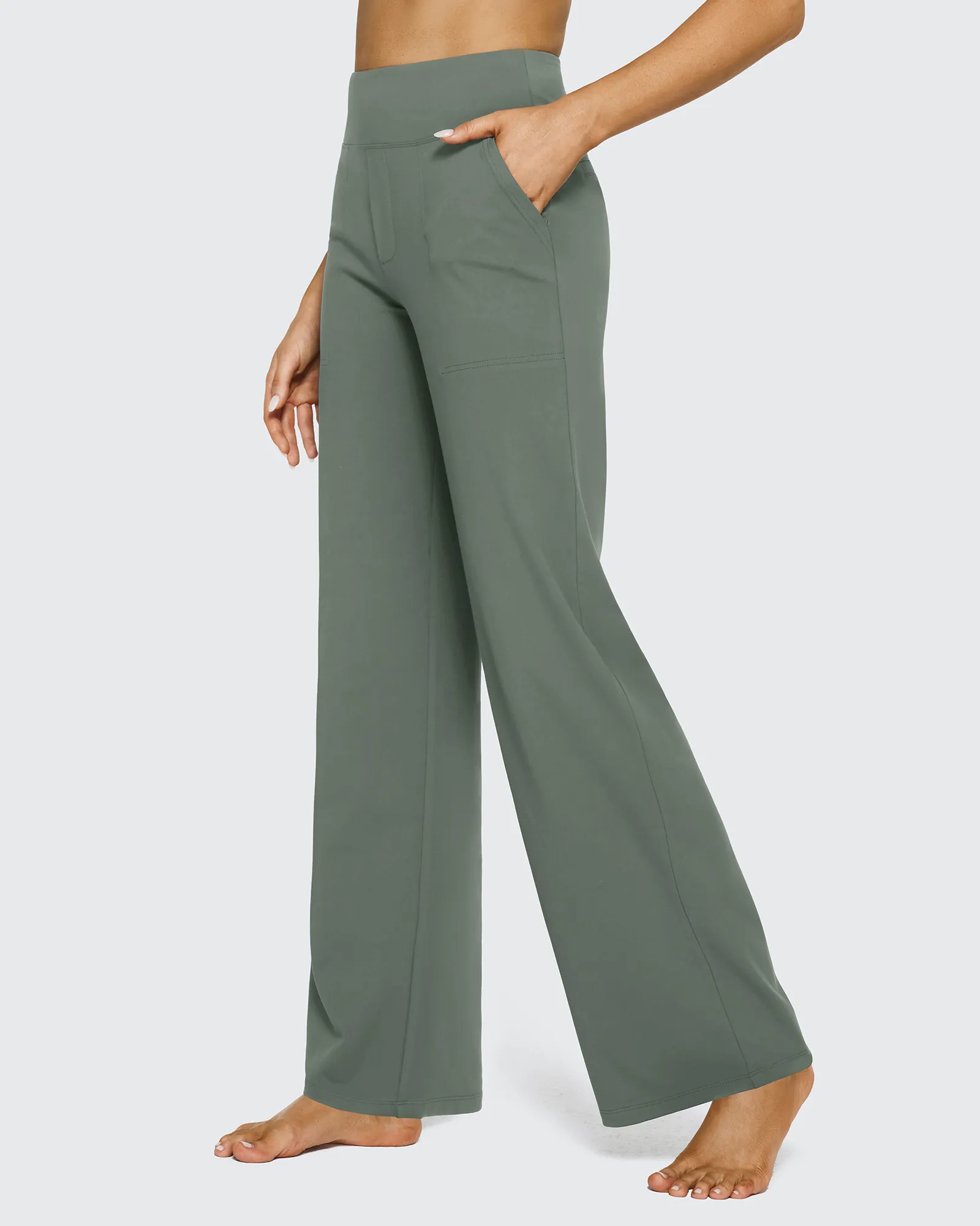 EverGoing Wide Leg Yoga Pants Business Casual 29''