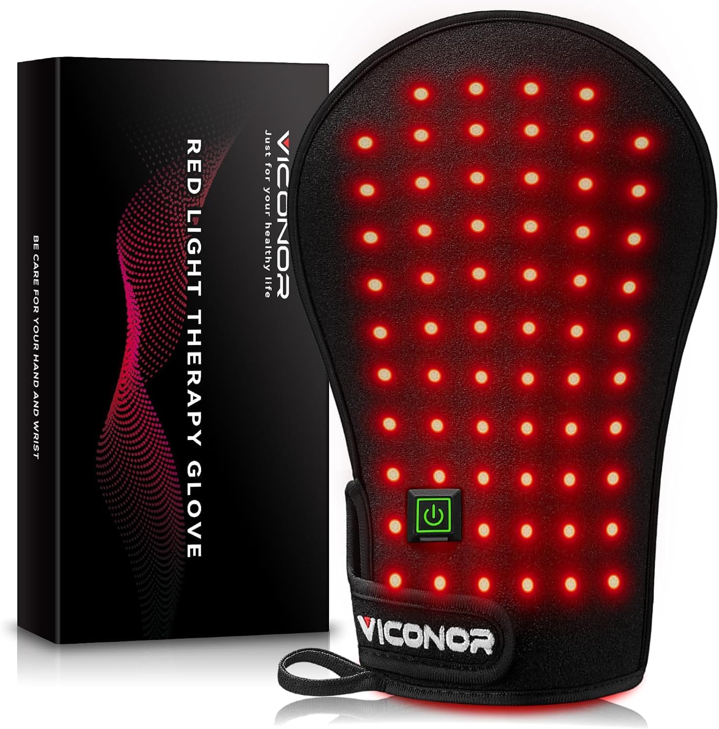 Red Light Therapy Device for Hands, Infrared-Light-Therapy-Gloves Finger Wrist, Led Near Infrared Light Skin Care(Pack of 1)