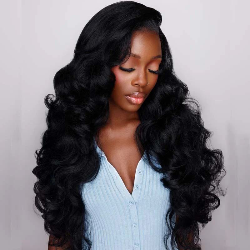 Extra 60% OFF| Body Wave 6x4/ 13x6 Lace Front HD Transparent Lace Human Hair Wig Flash Sale