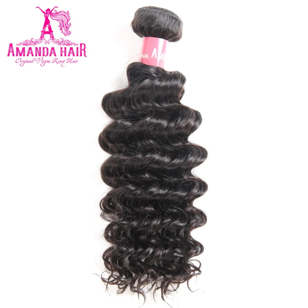 Deep Wave Hair Bundle 100% Human Virgin Hair Wave Hair