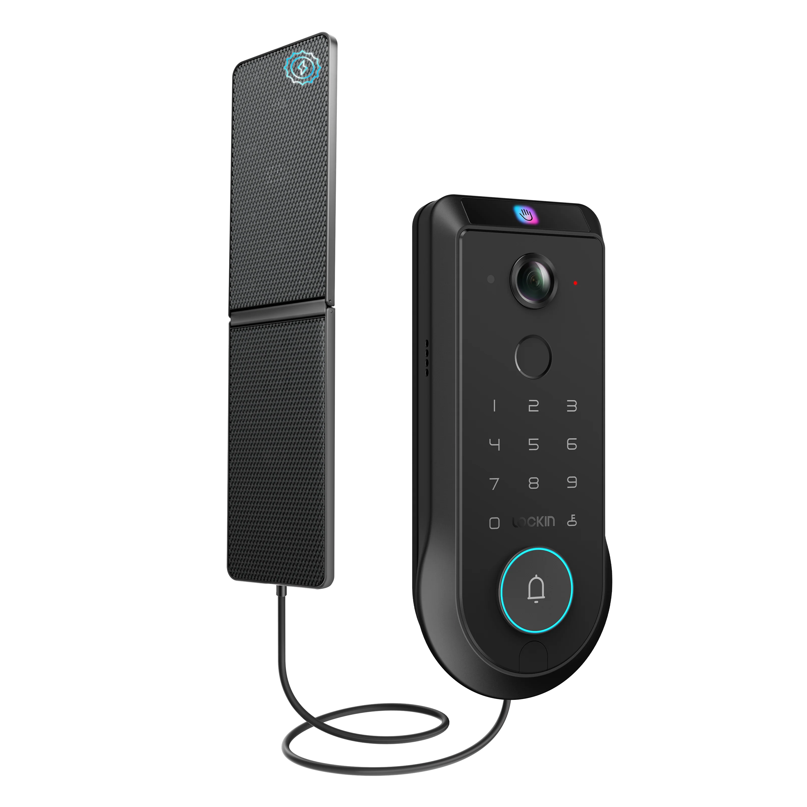 Veno Pro Palm Vein Recognition Video Smart Lock - Veno Pro Palm Vein Recognition Video Smart Lock + Solar Panel