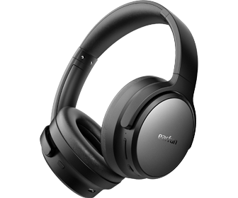 EarFun Tune Pro ANC Wireless Headphones with Dual Drivers, High-res Sound, Hybrid ANC, 120 Hours Battery Life, Black