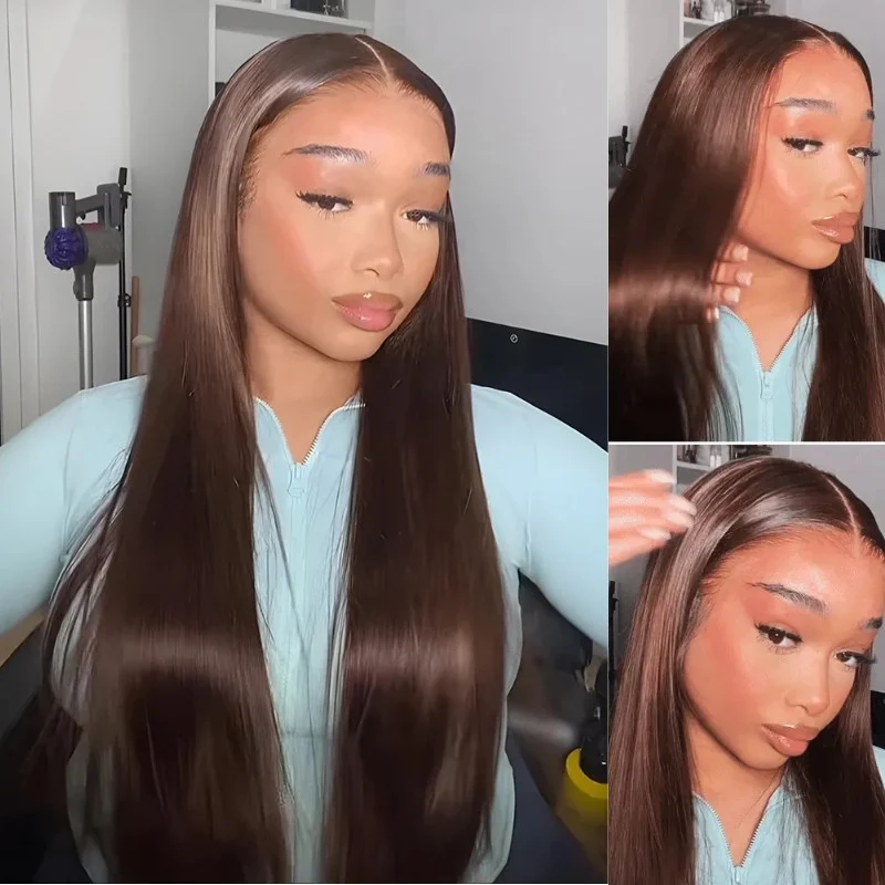 250% Density Double Drawn Straight Glueless HD Lace Wig