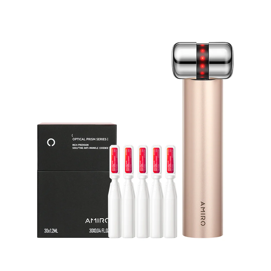 HydraGlow Booster Red Light & Microcurrent + PDRN Serum Kit
