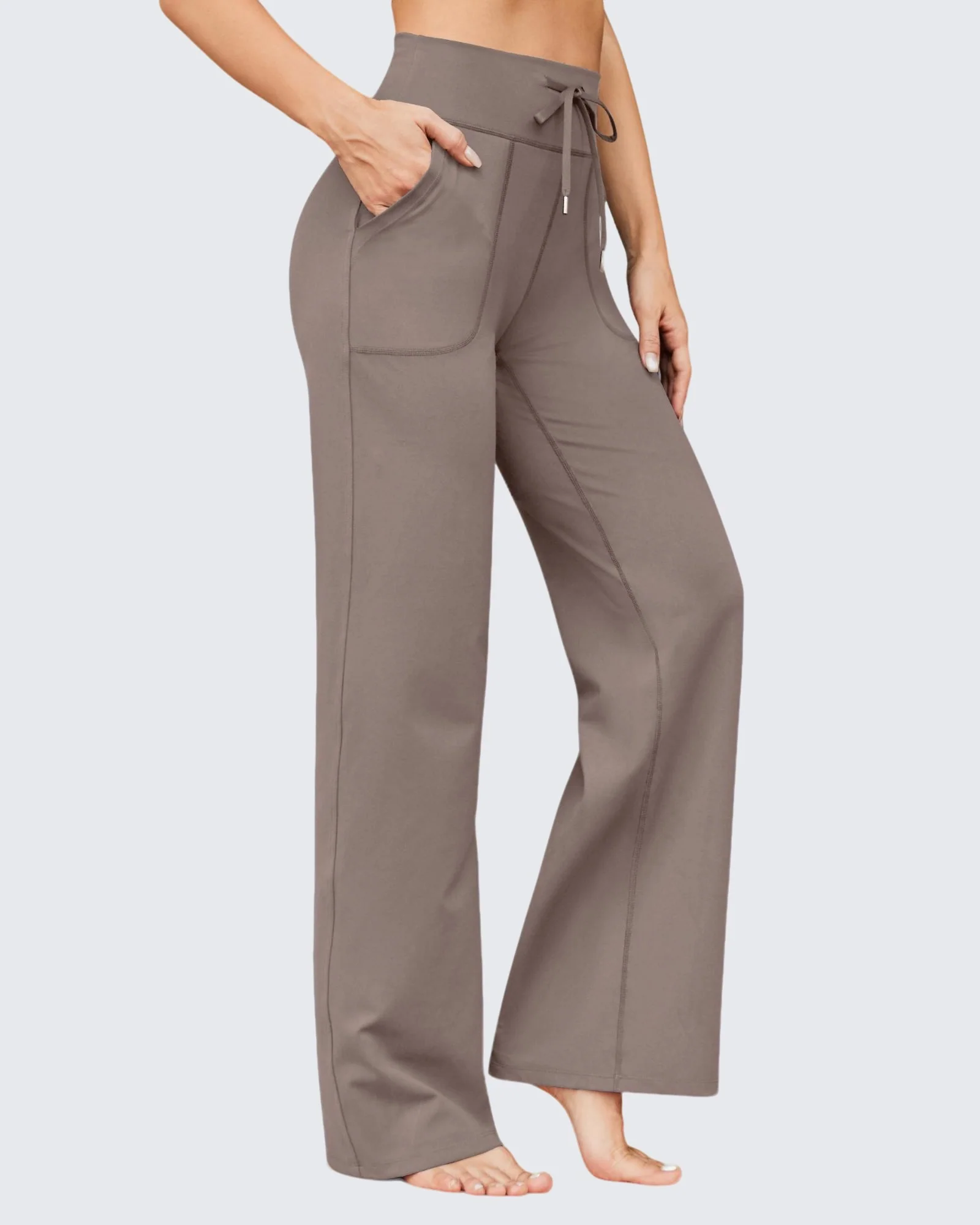 EverGoing Business Casual High-Waist Wide Leg Pants