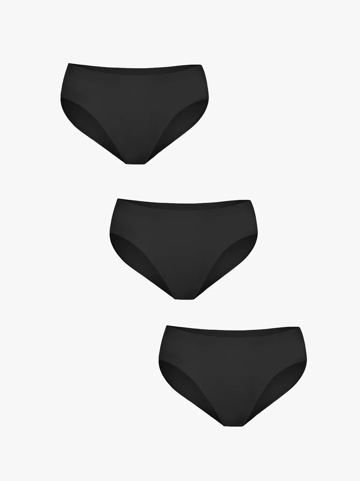3-Pack Seamless High-Stretch Bikini Set