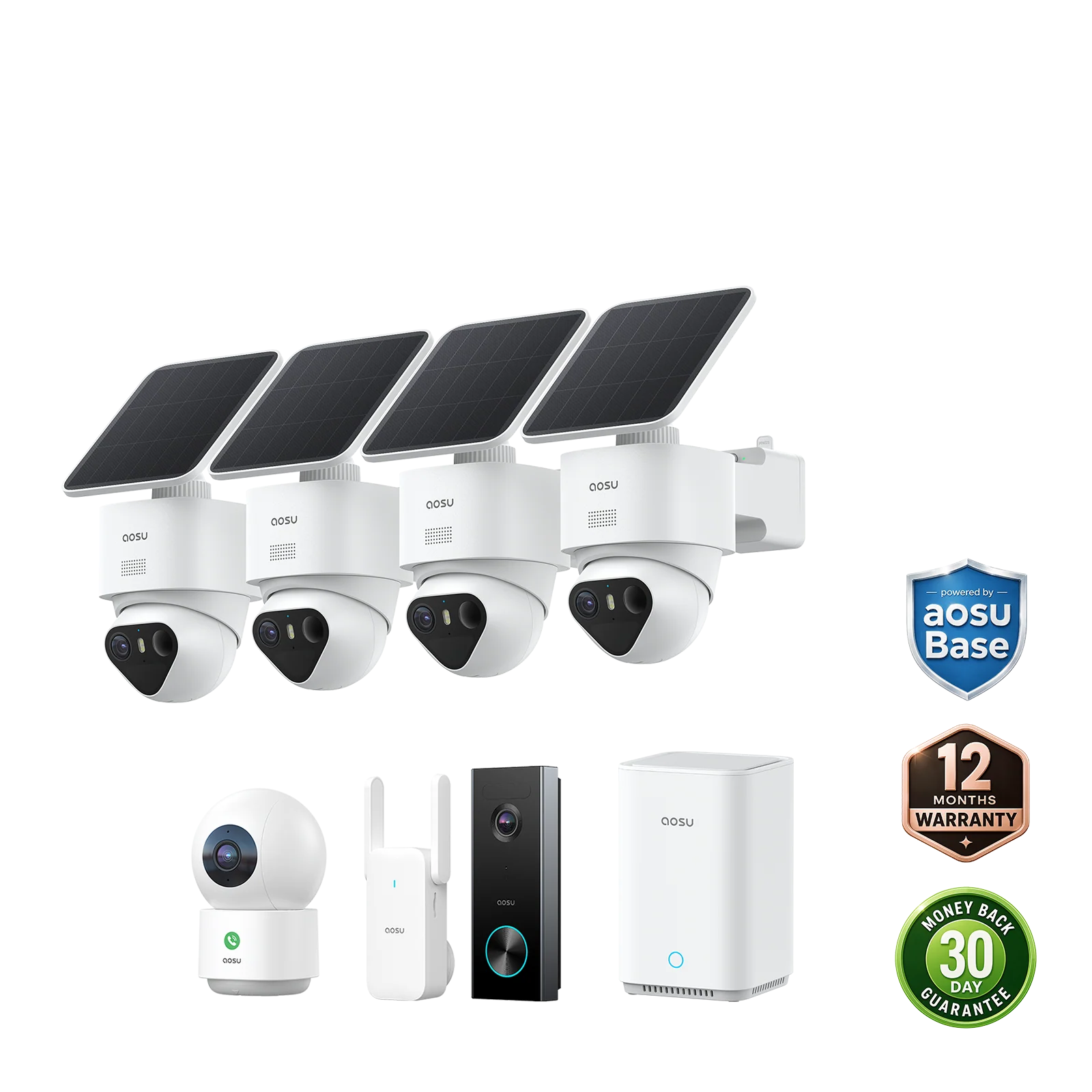 aosu T2 Ultra + Video Doorbell Pro + IndoorCam P1 Pro
