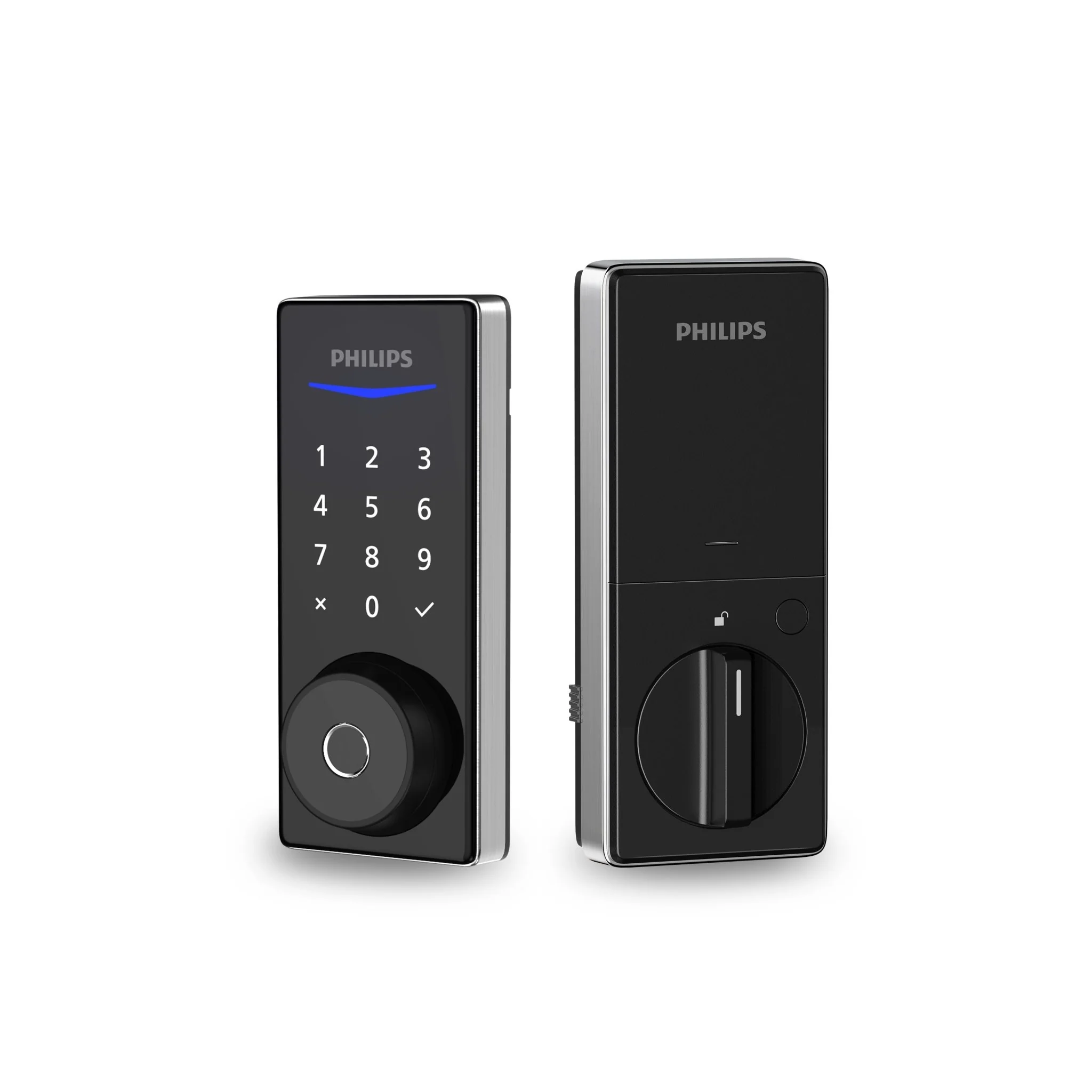 Philips 1000 Series Fingerprint Electronic Deadbolt - Satin Nickel