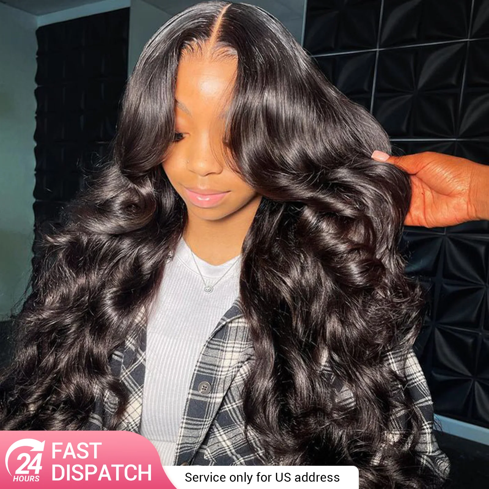 [USA Shipping Address Only] Geeta Hair Body Wave 13×6 Lace Frontal Human Hair Wig with Transparent Lace Flash Sale