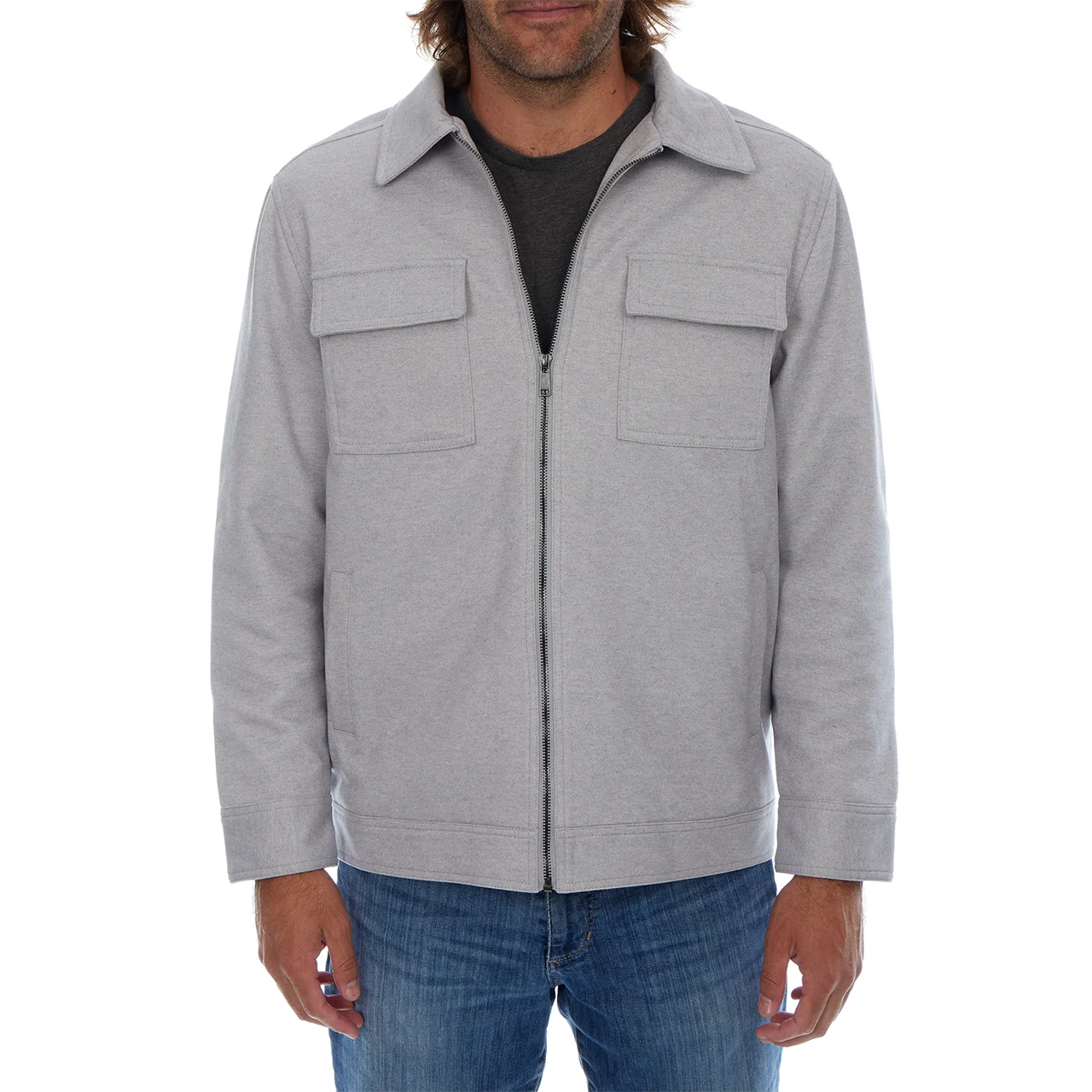 Curtis Zip Up Cargo Jacket